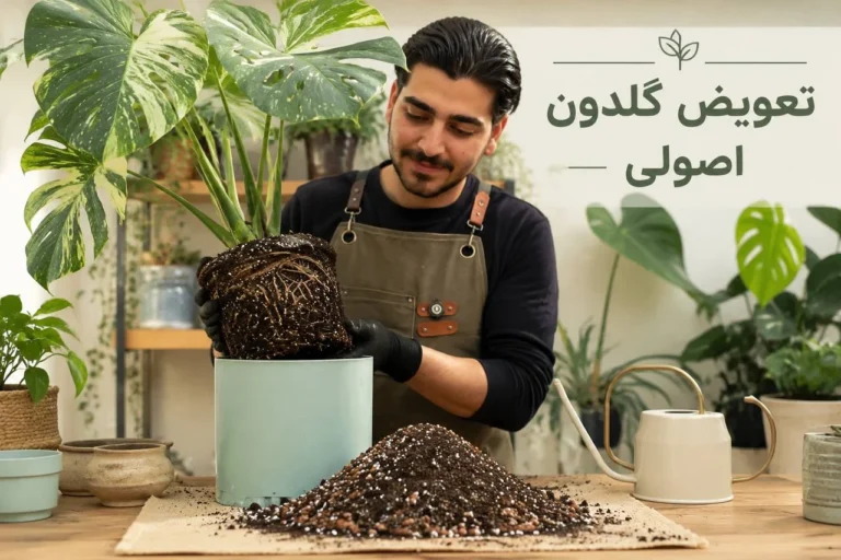 تعویض گلدان گیاهان آپارتمانی | زمان و روش اصولی تعویض گلدان