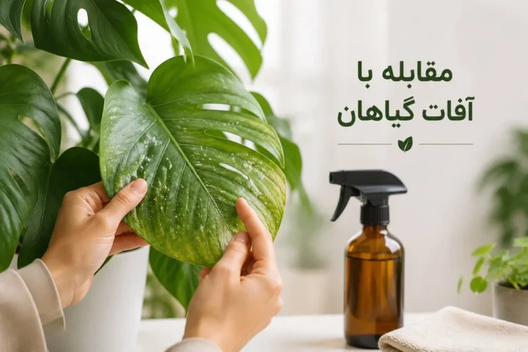 مقابله با آفات گیاهان آپارتمانی؛ شناسایی، پیشگیری و روش‌های کنترل آفات